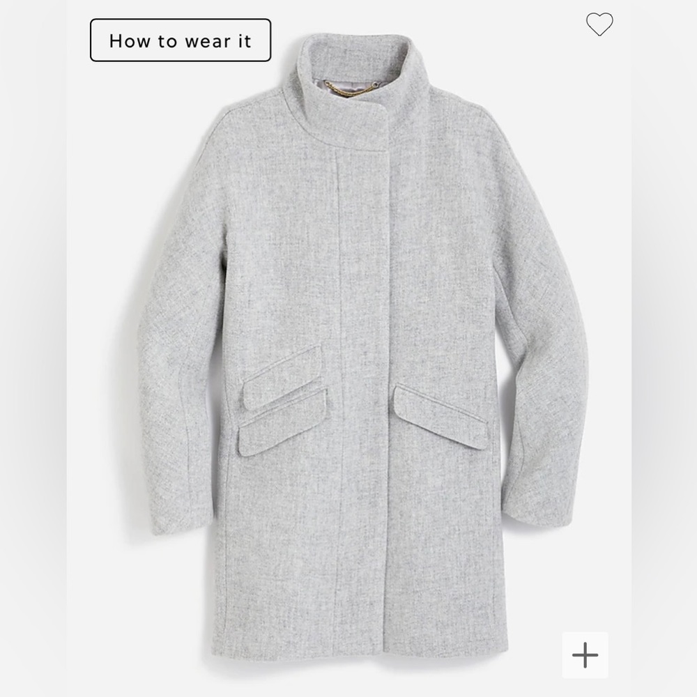 J. Crew Cocoon Coat 12 Petite